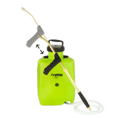 Pulvérisateur manuel 12L  Produits agressifs et corrosifs Végetaux jardin toitures VITO