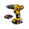 Perceuse Visseuse 14.4V + 2 Batteries Lithium 2Ah + Coffret 32 Embouts + Chargeur et Mallette VITO