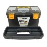Perceuse à percussion 850W + 8 Forets Acier 3 à 10 mm + Boite à outils 18" VITO