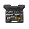 Coffret à douilles 21 pièces 1/2 " Chrome vanadium VITO