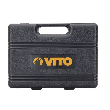 Coffret à douilles 94 pièces Chrome vanadium 1/2" et 1/4" Malette professionnelle VITO