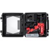Visseuse sans fil 12V Batterie Lithium 1.5Ah LED + Coffret 6 embouts de vissage + 6 forets + Adaptateur VITO