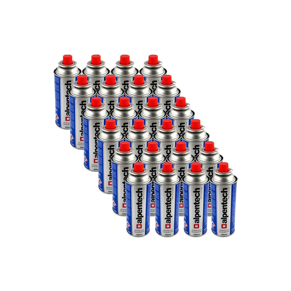 Pack De 24 Cartouche Gaz Alpentech 227G Butane Bouteille De Gaz Un2037 Pour Réch