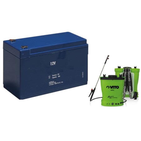 Batterie LITHIUM 12V - 6A pour Pulvérisateur 16L VITO