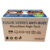 Présentoir de 60 Essuie-verres anti buée 15 X 18 cm Varionet