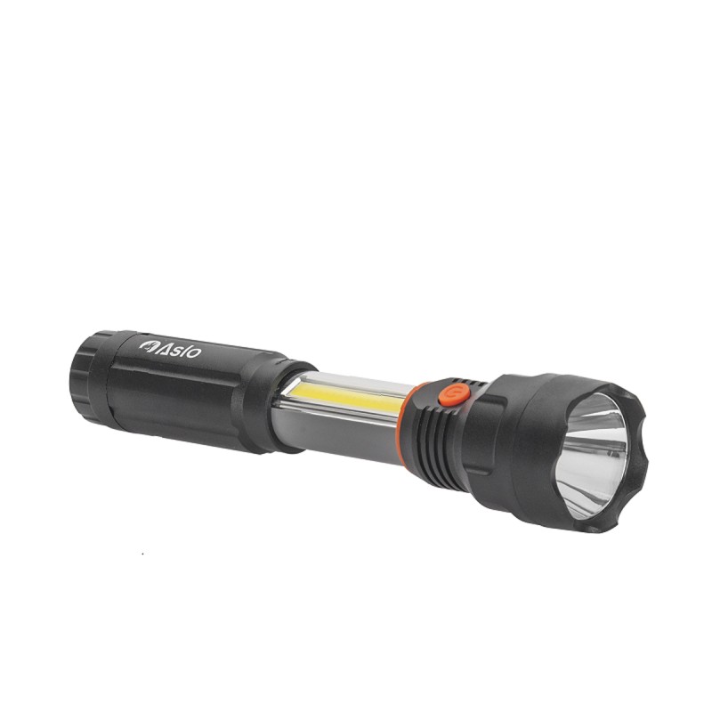 Lampe LED Torche magnetique extensible 3W - 100 à 180 lumens - Super LED et LED COB (piles inclues) ASLO