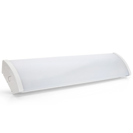 Lampe LED 2X18W Réglette acrylique opalescente 6500K 1250 x 65 x 153 mm ASLO