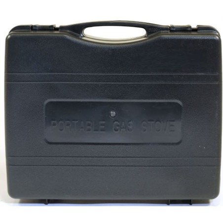 Réchaud à gaz NOMADE INOX 2200W Allumage piezo Double système de sécurité Mallette KEMPER