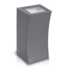 Applique murale extérieure Lampe LED 2x7W 3000K blanc chaud IP65 ASLO