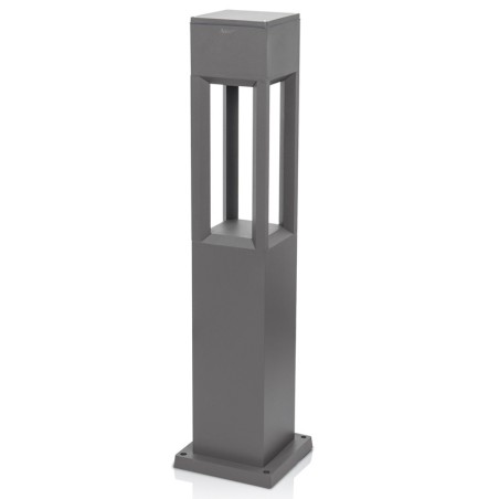 Borne d'éclairage LED de jardin HT:70CM 13W 3000K blanc chaud IP65 ASLO