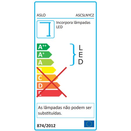 Lampe de bureau LED Argent 4W 3000K 422 x 400 x 180mm Blanc chaud ASLO