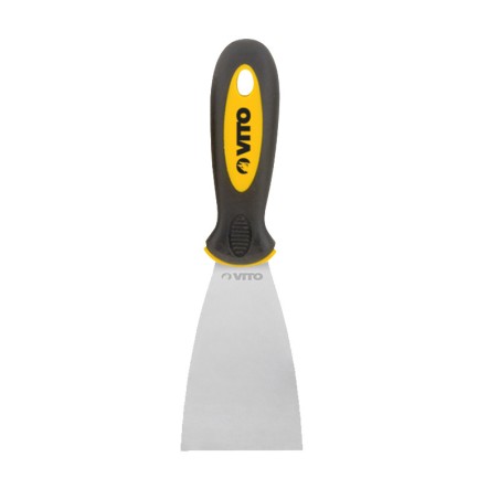 KIT 9 Outils Peinture Bac peinture Rouleau mur sablés +recharge 3 pinceaux plats 2 pinceaux  Spatule acier VITO