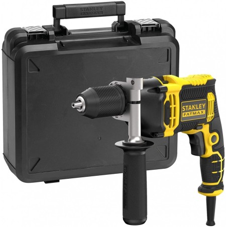 Perceuse à percussion 750W Couple 21,1 Nm Poignée latérale Stanley Fatmax FMEH750K