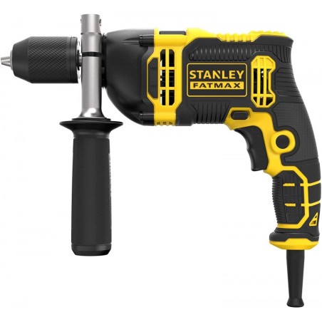 Perceuse à percussion 750W Couple 21,1 Nm Poignée latérale Stanley Fatmax FMEH750K