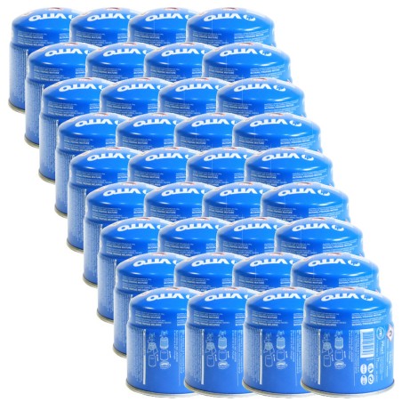 Pack 36 cartouches gaz 190g VITO butane perçable sécurité stop-gaz TUV