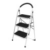 Escabeau 3 marches Marche-pied Alumnium Charge 150 kg BRIXO