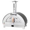 Four à pizza Inox Cuisson 5mn 400°C en 15mn Four à bois Italien BELLANAPOLI