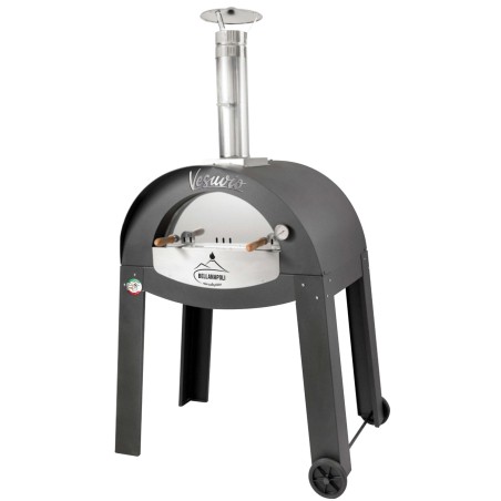 Four à Bois Italien Cuisson 4 pizzas - 400°C en 15mn VESUVIO BellaNapoli