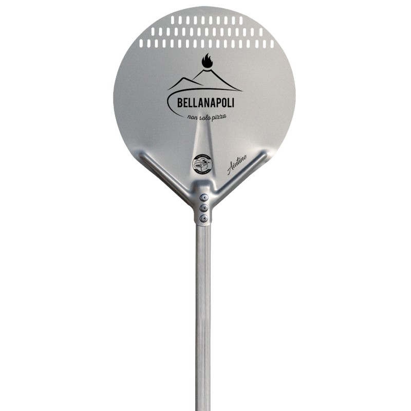 Pelle à pizza Ronde Aluminium alimentaire Ø36cm Manche 65 à 120 cm Qualité BellaNapoli