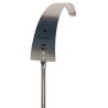 Tisonnier four à bois Professionnel Inox Racloir de cendres 22cm manche 150cm Bellanapoli