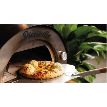 Four à pizza Inox Cuisson 5mn 400°C en 15mn Four à bois Italien BELLANAPOLI