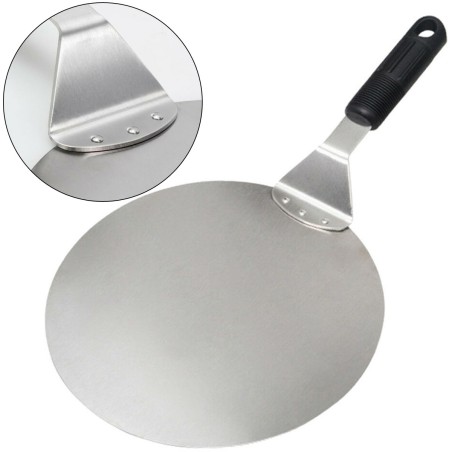 Four à pizza à gaz 4800W Cuisson pierre réfractaire 250 à 400°C Spatule Incluse KEMPER