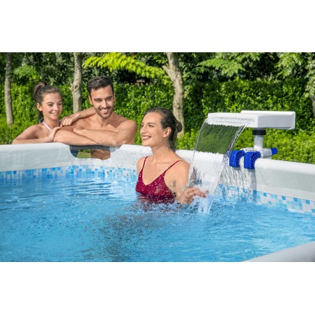 Fontaine cascade Flowclear™ pour piscine hors sol BESTWAY