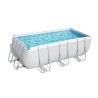 Piscine hors sol Rectangulaire BESTWAY 412 x 201 x 122 cm Pack complet Piscine tubulaire + Accessoires de piscine