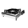 Réchaud à gaz INOX 2200W MONT BLANC + 4 Cartouches de gaz Camping ALPEN