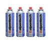 Réchaud à gaz INOX 2200W MONT BLANC + 4 Cartouches de gaz Camping ALPEN