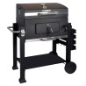 Barbecue charbon de bois KUBRIK BBQ à Couvercle Thermostat Tiroir de cendres 2 roues et 2 pieds
