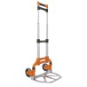 Chariot diable pliable 60 kg à roues Aluminium BRIXO