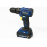 Perceuse visseuse à percussion 20V Brushless Batterie lithium 2,0Ah + 11 Accessoires Malette GOODYEAR