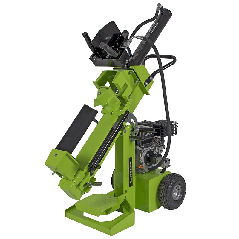 Fendeuse à bois thermique 12 tonnes Bûches Longueur 52cm Ø30cm Moteur essence 4T 7CV VITO