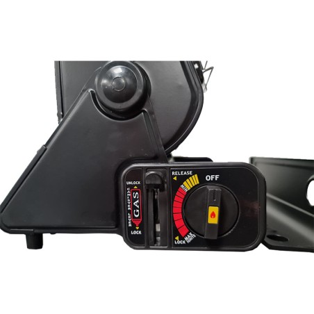 Chauffage à gaz portable 1300W Céramique Réglable Pêche Camping Outdoor NIKLAS