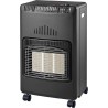 Poele à gaz Infrarouge 4200W Novakit Piezo Volume 120 m³ + Tuyau gaz vissable + détendeur butane