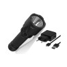 Lampe LED Torche à Batterie Rechargeable 2.6Ah USB / 230V 1000 Lumens Portée 280m ASLO