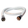 Poêle à gaz 3,4KW NOIR Fonte Véritable Effet feu de bois + Tuyau gaz + Détendeur butane Provence UNIVERSAL