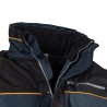 Parka de travail Taille XXL Bleu et noir Veste Imperméable Polyester et PVC VITO