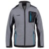 Veste de travail imperméable GRISE à capuche Taille XL Mixte Polaire 3 poches VITO