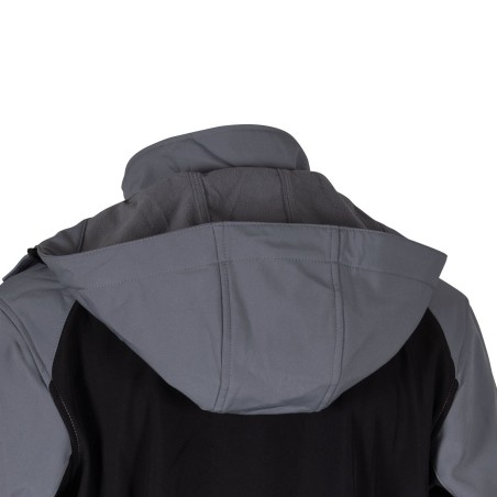 Veste de travail imperméable GRISE à capuche Taille XL Mixte Polaire 3 poches VITO