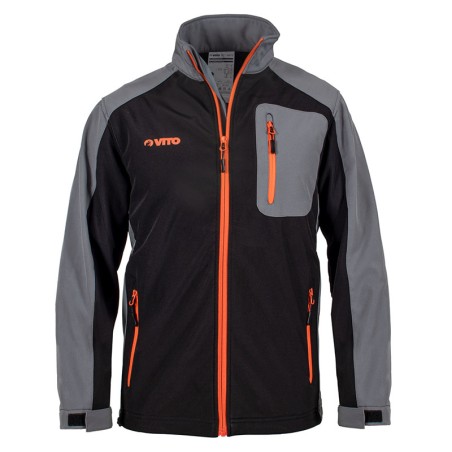 Veste polaire imperméable NOIRE Taille XL MIXTE 65 % polyester, 35% coton VITO