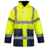 Veste jaune FLUO Taille M Parka avec Bande réfléchissante haute visibilité  100% polyester VITO