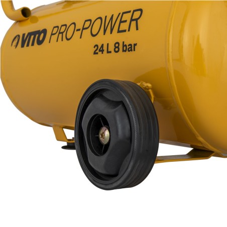 Compresseur d'air Silencieux 24 Litres  8 bar 1CV 750W VITO
