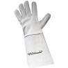 Gants de soudeur Anti-chaleur peau de chèvre Taille 10 Manchette confort 15 cm Schumacher