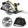 Scie circulaire  2100W + 2 Lames pour scie Ø 235 mm Sacoche à outils VITO