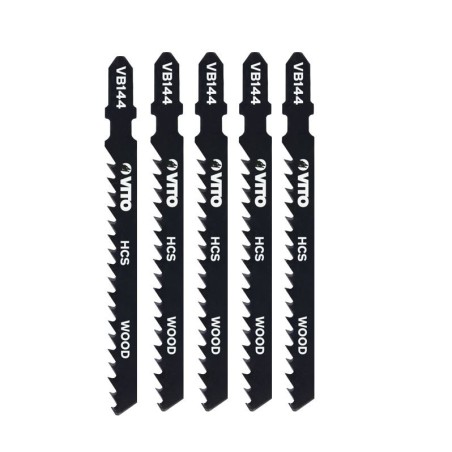 Scie sauteuse 570W + 5 lames bois + Sacoche à outils VITO