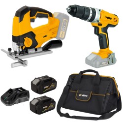 Pack 2 outils sans fil 20V...