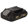Pack 4 outils 20V + 2 Batteries lithium 2.0 Ah + Chargeur double + Sacoche VITO