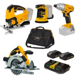 Pack 4 outils 20V + 2...